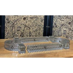 Centerpiece Or Table Runner By The Baccarat Crystal Factory, Circa 1890