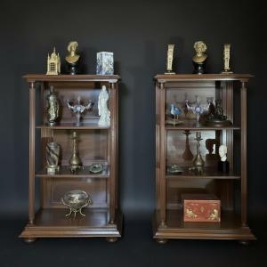 Pair Of Walnut Shelves, France, 19th Century 