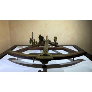 Mahogany Marine Sextant By Jecker In Paris – No. 45 – Early 19th Century