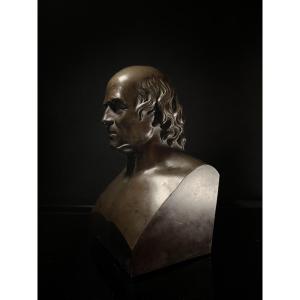 Presumed Bronze Bust Of Dr. Hahnemann By Adam-salomon, Circa 1850