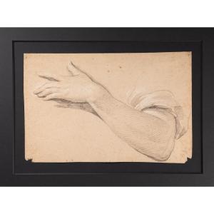Left Hand Study. Joseph Ignace François Parrocel (avignon 1704 – Paris 1781)