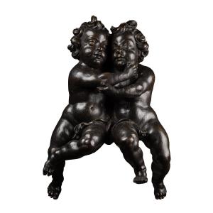 Sculpted Entwined Loves – Flanders 17th Century