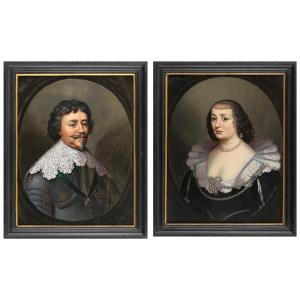 Frederick Henry Of Orange-nassau And Amalia Van Solms, 17th-century Dutch School