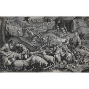 Summer Allegory - 18th Century French School After Bassano