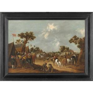 The Military Camp - Hendrick De Meijer (c. 1620 - Before 1690)