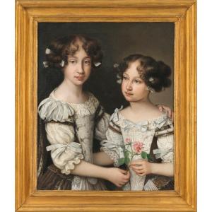Two Roman Princesses - Ferdinand Voet (antwerp 1639 - Paris 1689)