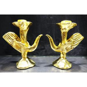 Pierre Casenove Pair Of Candlesticks