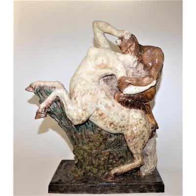 Gabriel Chauvin Sculpture Terracotta 1930