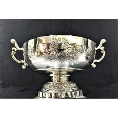 Freemasonry Wedding Cup In Silver 19th