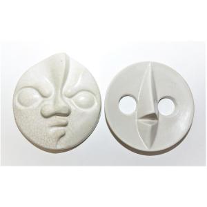 TARO DEUX PLAQUES en GRES par M. TARO