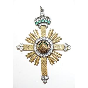 Freemasonry, Jewel Of Knight Rose Croix From The Empire Period