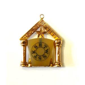 Freemasonry, Jewel Pendant In Gold