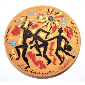 Jean Cocteau Dish The Three Boys 1962