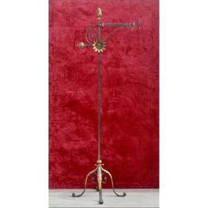 Gallows On Wrought Iron Feet Late 19th Century