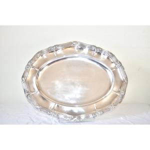 Large Dish In Sterling Silver From Odiot