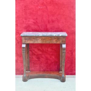 Empire Period Mahogany Console
