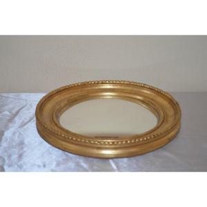 Witch Mirror In Golden Wood