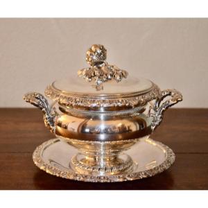 Drageoir In Sterling Silver 19th Century