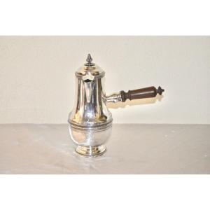 Chocolate Pot In Sterling Silver 19th Century