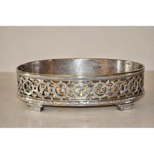 19th Century Solid Silver And Crystal Ewer