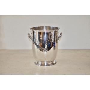 Large Solid Silver Champagne Bucket, Early 20th Century 