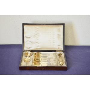 19th Century Silver Gilt Tea Service