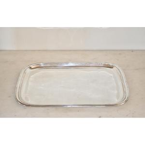 Large Solid Silver Dish By Tetard Frères 