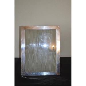 Large Silver Photo Frame, Early 20th Century