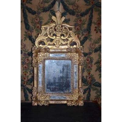 Mirror In Golden Wood Of Louis XIV