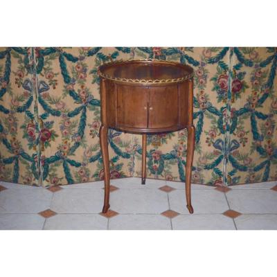Hot Water Bottle Table In Cherry 19th Century