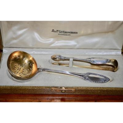 Necessary A Sugar In Sterling Silver 19th Century