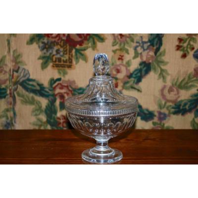 Baccarat Crystal Drageoir Early 20th Century