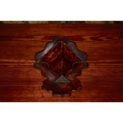 Bolster Aplique Mahogany Wood 19th Century