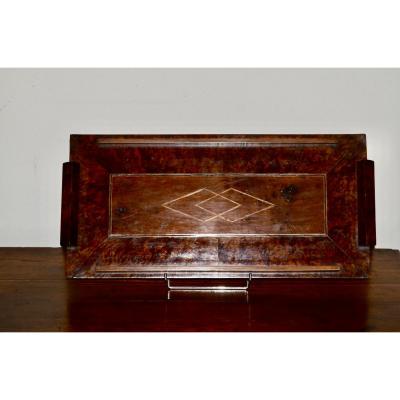 Tray In Burl Of Amboine Art Deco Period