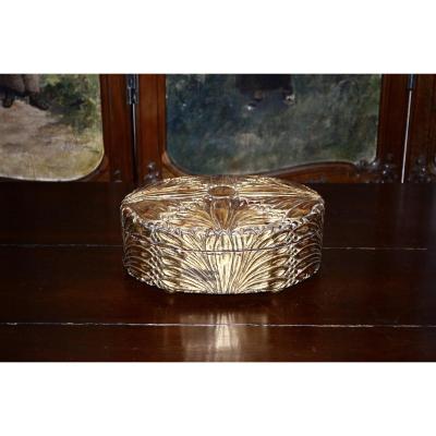 19th Century Golden Wood Box