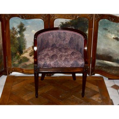 Art Deco Mahogany Child Armchair
