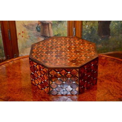 Large Box In Thuya And Rosewood Early Twentieth Century