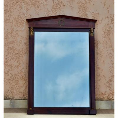 Large Empire Style Mirror Late 19th Century