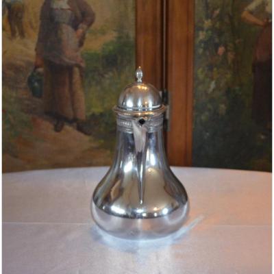 Large Jug In Sterling Silver Early 19th Century 2nd Rooster