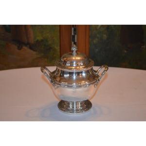 Sugar Bowl In Sterling Silver Napoleon III