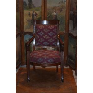 Mahogany Office Chair, Consulate Period