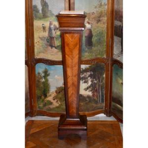Column/saddle In Rosewood And Palissander 19th Century