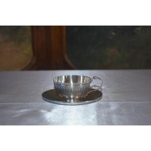 Mocha Cup In Sterling Silver Late 19th Century