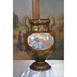Important Ceramic Vase Attributed To Auguste Majorelle