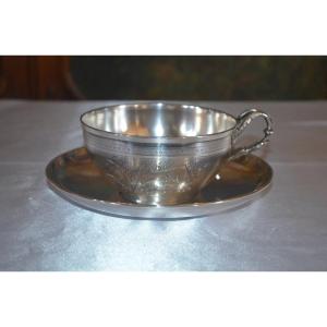 19th Century Sterling Silver Tea Cup