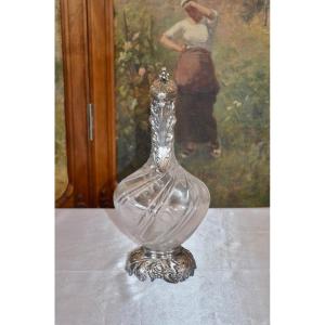 Ewer In Sterling Silver 19th Century