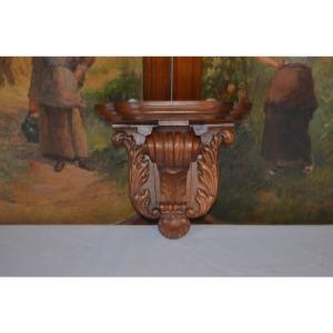 19th Century Walnut Wall Bracket