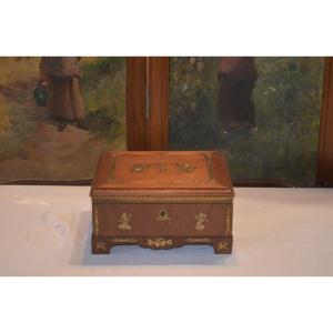 Napoleon III Mahogany Jewelry Box