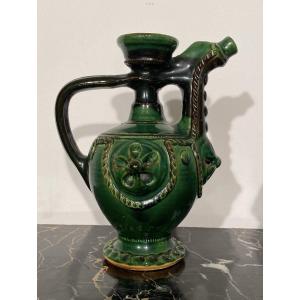 19th Century Carafe Jug Or Ewer From Canakkale Türkiye Ceramic