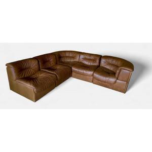 De Sede Leather Sofa In 5 Elements Modular Sofa Ds14 Series 